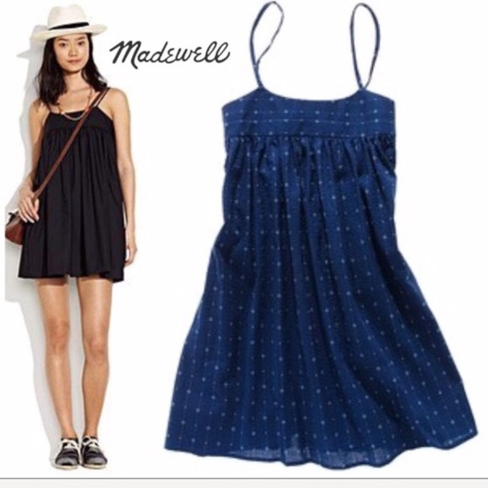 Madewell Wanderlust dress. Blue. Size small